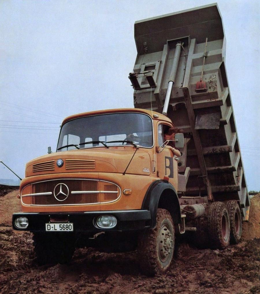  Mercedes-Benz LAK 2624 Meiller-Hinterkipper (Br.343) 1969 года  (фото 1 из 6)